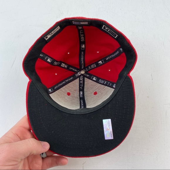 LA Angels Anaheim Hat New Era 59fifty Cool Base - Picture 6 of 8